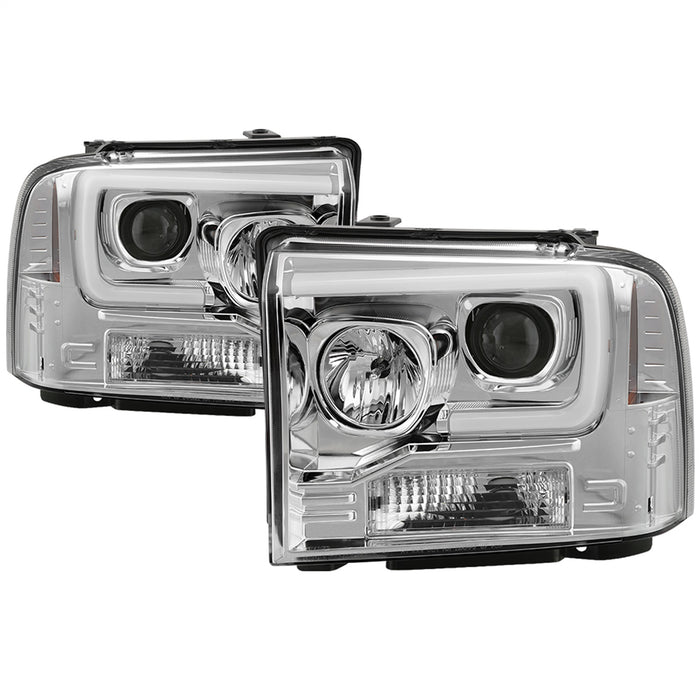Spyder Auto 5084682 Projector Headlights; Light Bar DRL; Version 2; Black; - Truck Part Superstore