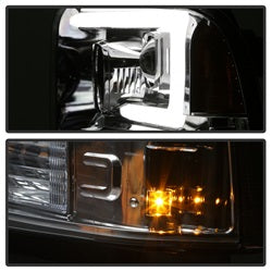 Spyder Auto 5084682 Projector Headlights; Light Bar DRL; Version 2; Black; - Truck Part Superstore