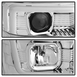 Spyder Auto 5084699 Projector Headlights; Light Bar DRL; Version 2 ; Chrome; - Truck Part Superstore