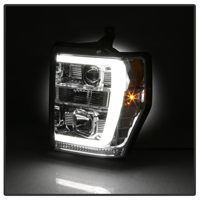 Spyder Auto 5084699 Projector Headlights; Light Bar DRL; Version 2 ; Chrome; - Truck Part Superstore