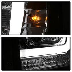 Spyder Auto 5084699 Projector Headlights; Light Bar DRL; Version 2 ; Chrome; - Truck Part Superstore