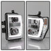 Spyder Auto 5084699 Projector Headlights; Light Bar DRL; Version 2 ; Chrome; - Truck Part Superstore