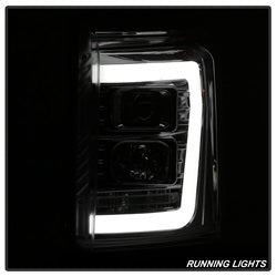Spyder Auto 5084705 Projector Headlights; Light Bar DRL; Version 2 ; Chrome; - Truck Part Superstore