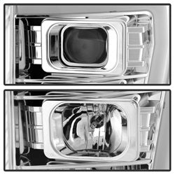 Spyder Auto 5084705 Projector Headlights; Light Bar DRL; Version 2 ; Chrome; - Truck Part Superstore