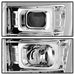 Spyder Auto 5084705 Projector Headlights; Light Bar DRL; Version 2 ; Chrome; - Truck Part Superstore
