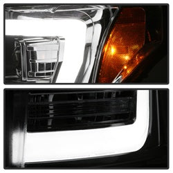 Spyder Auto 5084705 Projector Headlights; Light Bar DRL; Version 2 ; Chrome; - Truck Part Superstore