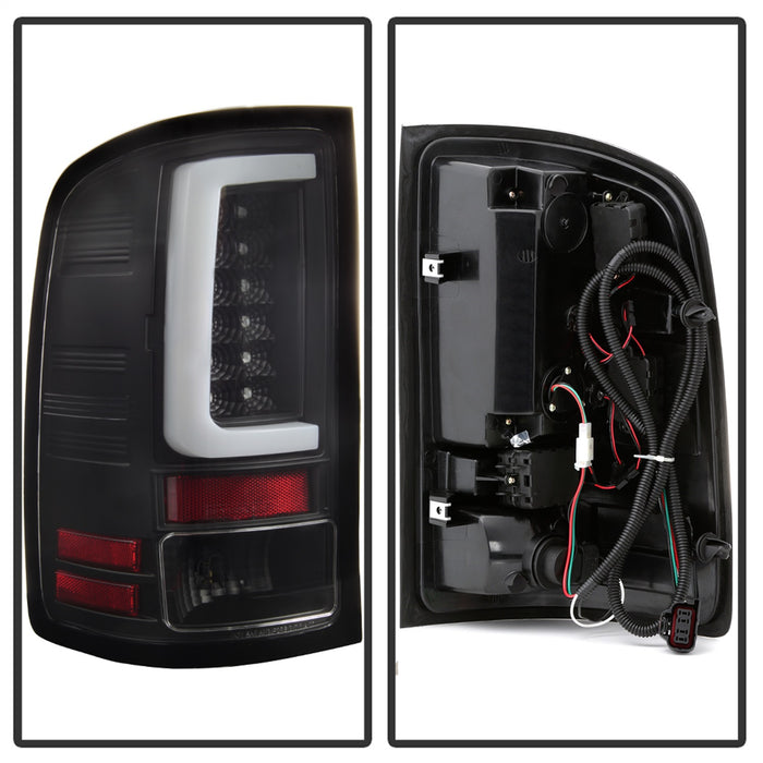 Spyder Auto 5084743 Light Bar LED Tail Lights; Version 2; Black; - Truck Part Superstore