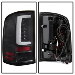 Spyder Auto 5084743 Light Bar LED Tail Lights; Version 2; Black; - Truck Part Superstore