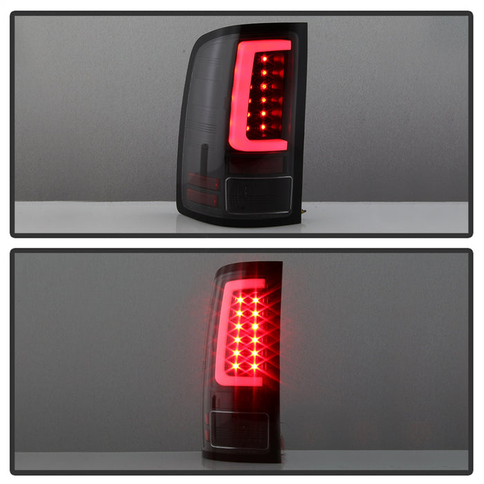 Spyder Auto 5084743 Light Bar LED Tail Lights; Version 2; Black; - Truck Part Superstore