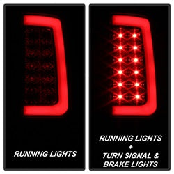 Spyder Auto 5084750 Light Bar LED Tail Lights; Version 2; Black Smoke; - Truck Part Superstore