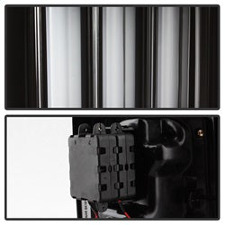 Spyder Auto 5084774 LED Tail Lights; Version 2; Light Bar; Sequential Turn Signal; Black; - Truck Part Superstore