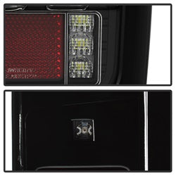 Spyder Auto 5084774 LED Tail Lights; Version 2; Light Bar; Sequential Turn Signal; Black; - Truck Part Superstore