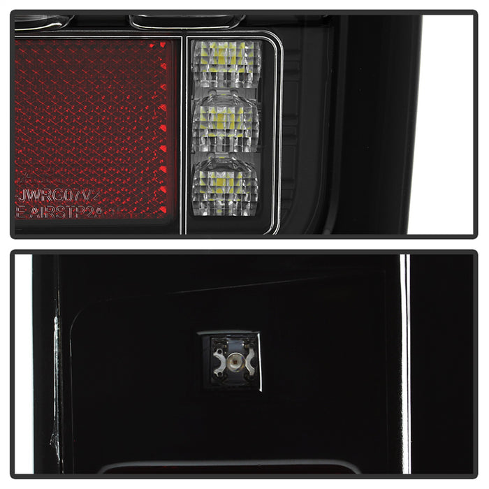 Spyder Auto 5084774 LED Tail Lights; Version 2; Light Bar; Sequential Turn Signal; Black; - Truck Part Superstore