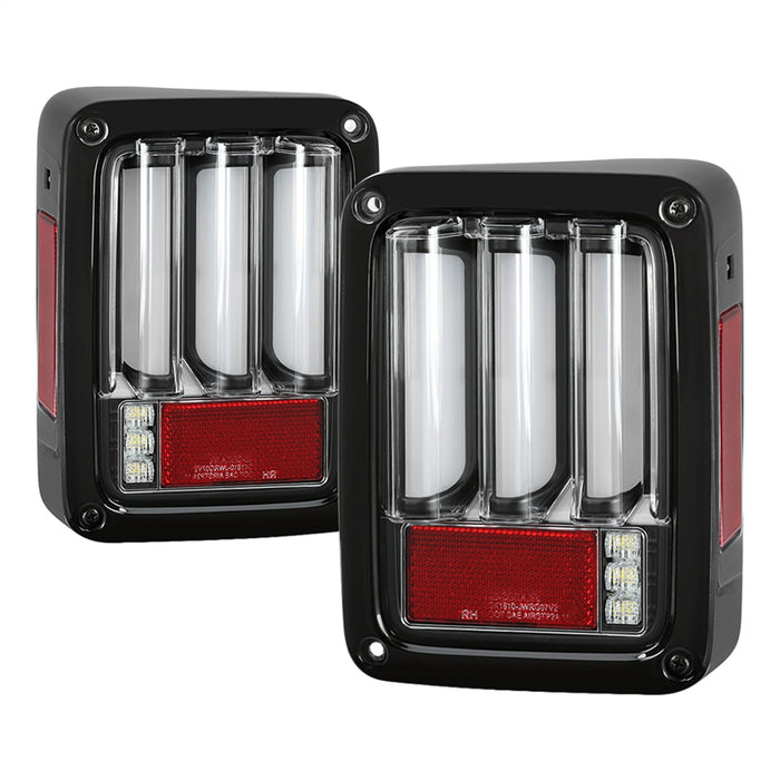 Spyder Auto 5084774 LED Tail Lights; Version 2; Light Bar; Sequential Turn Signal; Black; - Truck Part Superstore