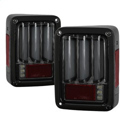 Spyder Auto 5084781 LED Tail Lights; Version 2; Light Bar; Sequential Turn Signal; Black Smoke; - Truck Part Superstore