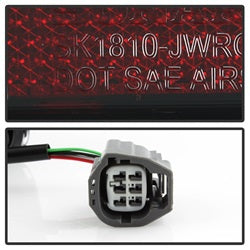 Spyder Auto 5084798 LED Tail Lights; Version 2; Light Bar; Sequential Turn Signal; Red Clear; - Truck Part Superstore