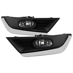 Spyder Auto 5084897 OEM Fog Lights; w/Cover And Switch; Clear w/Chrome Trim; - Truck Part Superstore
