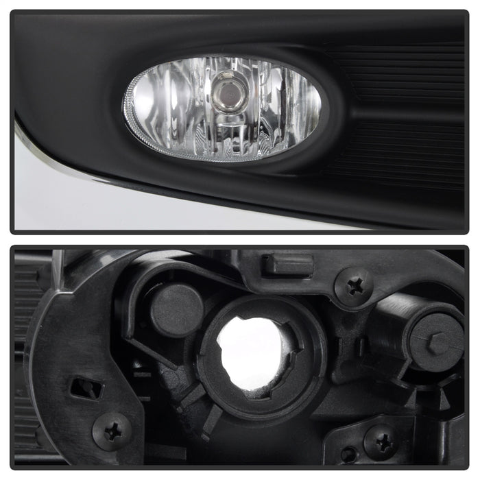 Spyder Auto 5084897 OEM Fog Lights; w/Cover And Switch; Clear w/Chrome Trim; - Truck Part Superstore