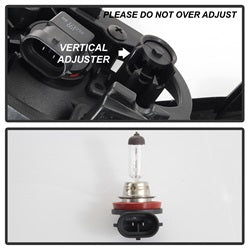 Spyder Auto 5084897 OEM Fog Lights; w/Cover And Switch; Clear w/Chrome Trim; - Truck Part Superstore