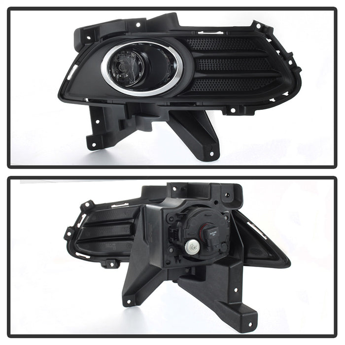 Spyder Auto 5085009 OEM Fog Lights; w/Switch And Cover; Clear; - Truck Part Superstore