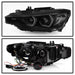 Spyder Auto 5085047 DRL LED Projector Headlights; Bulbs Included; Pair; Black Smoke; - Truck Part Superstore