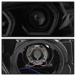 Spyder Auto 5085047 DRL LED Projector Headlights; Bulbs Included; Pair; Black Smoke; - Truck Part Superstore