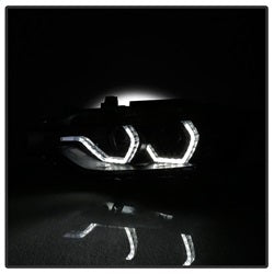 Spyder Auto 5085047 DRL LED Projector Headlights; Bulbs Included; Pair; Black Smoke; - Truck Part Superstore