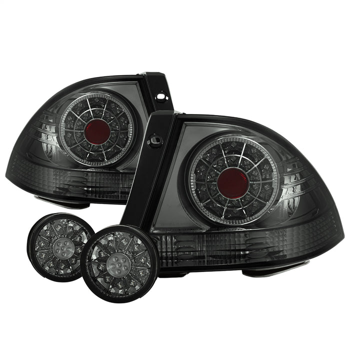 Spyder Auto 5085054 LED Tail Lights; Smoke; w/Inner Trunk Lights; - Truck Part Superstore