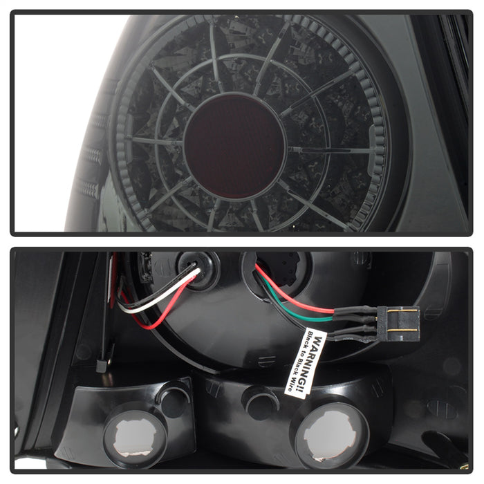 Spyder Auto 5085054 LED Tail Lights; Smoke; w/Inner Trunk Lights; - Truck Part Superstore
