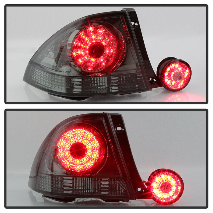 Spyder Auto 5085054 LED Tail Lights; Smoke; w/Inner Trunk Lights; - Truck Part Superstore