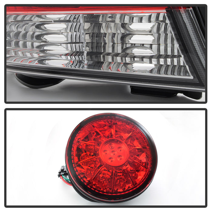 Spyder Auto 5085061 LED Tail Lights; Red Clear; w/Inner Trunk Lights; - Truck Part Superstore