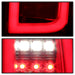 Spyder Auto 5085085 LED Tail Lights; Light Bar; Red Clear; - Truck Part Superstore
