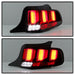 Spyder Auto 5085092 LED Tail Lights; Red Light Bar; w/Sequential Turn Signal; Black; - Truck Part Superstore