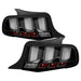 Spyder Auto 5085108 LED Tail Lights; Light Bar; w/Sequential Turn Signal; Black; - Truck Part Superstore