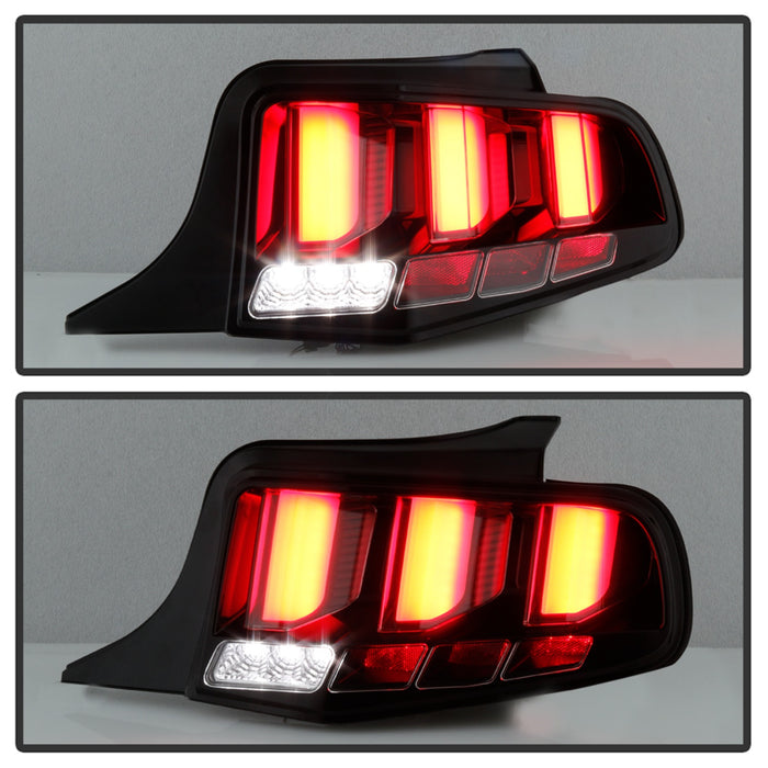 Spyder Auto 5085108 LED Tail Lights; Light Bar; w/Sequential Turn Signal; Black; - Truck Part Superstore