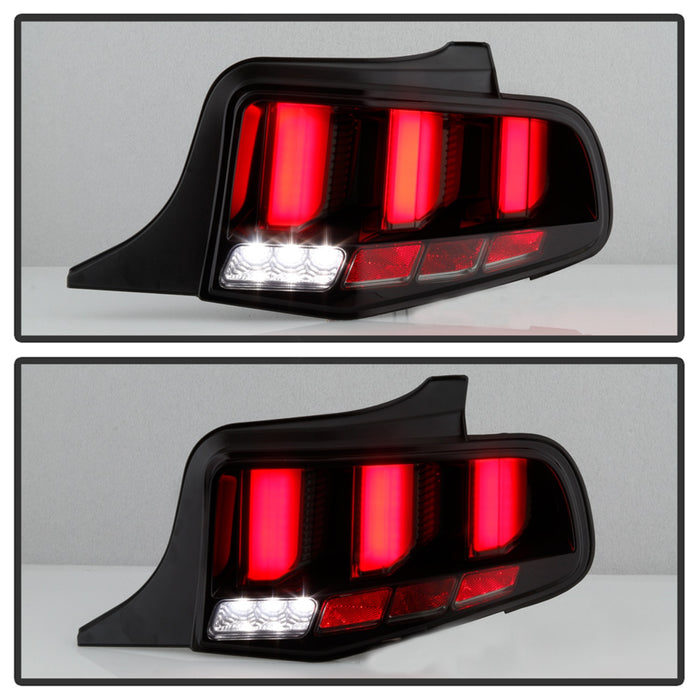 Spyder Auto 5085115 LED Tail Lights; Light Bar; w/Sequential Turn Signal; Smoke; - Truck Part Superstore