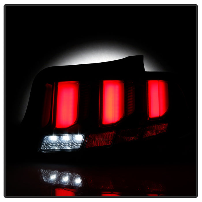 Spyder Auto 5085115 LED Tail Lights; Light Bar; w/Sequential Turn Signal; Smoke; - Truck Part Superstore