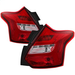 Spyder Auto 5085153 LED Tail Lights; Red Clear; - Truck Part Superstore