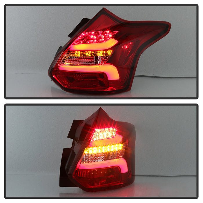 Spyder Auto 5085153 LED Tail Lights; Red Clear; - Truck Part Superstore