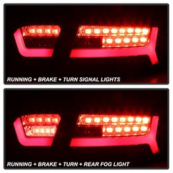 Spyder Auto 5085160 LED Tail Lights; Black; - Truck Part Superstore