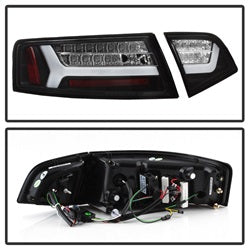 Spyder Auto 5085160 LED Tail Lights; Black; - Truck Part Superstore