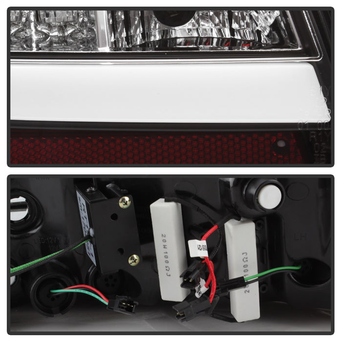 Spyder Auto 5085160 LED Tail Lights; Black; - Truck Part Superstore