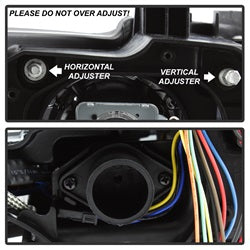 Spyder Auto 5085184 DRL LED Projector Headlights; Black; - Truck Part Superstore