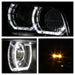Spyder Auto 5085184 DRL LED Projector Headlights; Black; - Truck Part Superstore