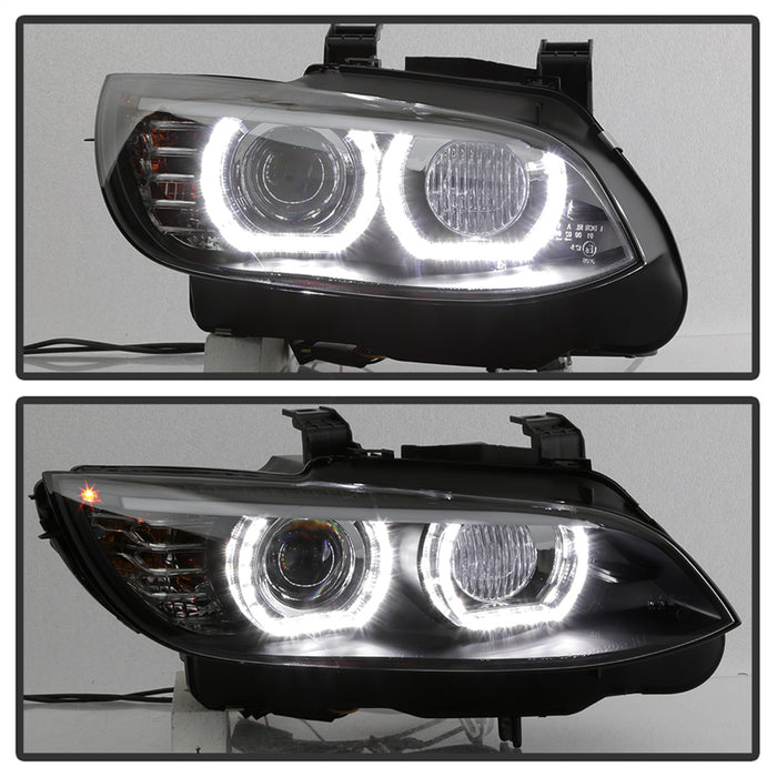 Spyder Auto 5085184 DRL LED Projector Headlights; Black; - Truck Part Superstore