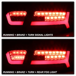 Spyder Auto 5085191 LED Tail Lights; Red Clear; - Truck Part Superstore