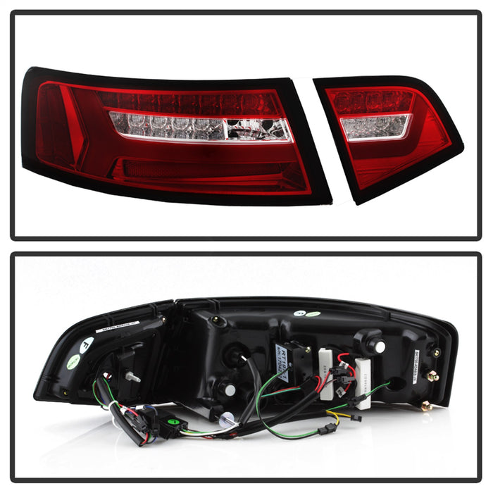 Spyder Auto 5085191 LED Tail Lights; Red Clear; - Truck Part Superstore