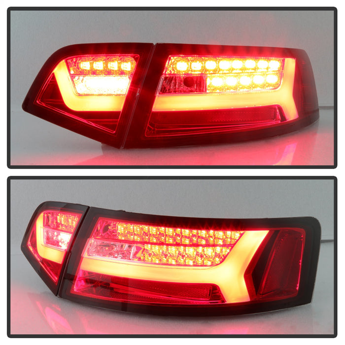 Spyder Auto 5085191 LED Tail Lights; Red Clear; - Truck Part Superstore