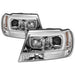 Spyder Auto 5085214 Projector Headlights; Version 2; Light Bar; Chrome; - Truck Part Superstore