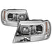 Spyder Auto 5085214 Projector Headlights; Version 2; Light Bar; Chrome; - Truck Part Superstore